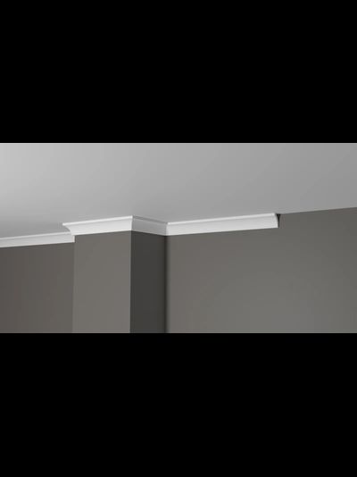 Потолочный плинтус с гладким профилем из дюрополимера Decor Dizayn (Декор Дизайн)- DD36 (29*20*2000)