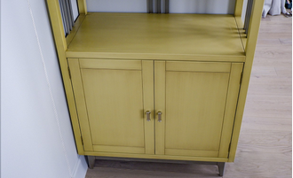 Стеллаж с нижней тумбой, в стиле 50х.