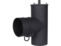 Патрубок дымохода ROMMER вертикальный D=150, L=304, H=396 (Арт. RSB-1110-041395)