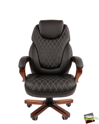 Офисное кресло "Чаирман / Chairman" 406 Россия экопремиум черное