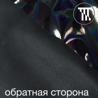 Винил на фетровой основе, цв. Черный
