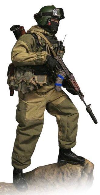 Боец спецназа "Витязь" в Грозном - КОЛЛЕКЦИОННАЯ ФИГУРКА 1/6 SPETSNAZ ...