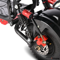 Электроскутер WHITE SIBERIA MINI R 2.0 1200W Черный