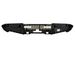 Передний силовой бампер серии Туризм без дуг на Suzuki Jimny III 2005-2012 (02.156.01)