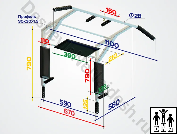 турник брусья пресс