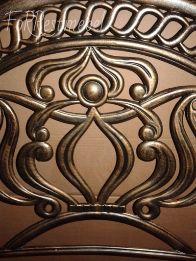 кресло из литого алюминия IRBIS