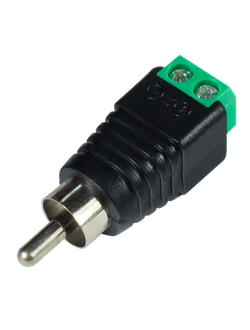 Коннектор РАЗЪЕМ TS RCA штекер с клеммной колодкой, под винт