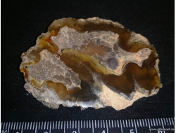 Халцедон - полированный срез