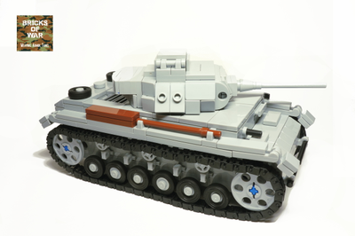 Pz.III немецкий средний танк - Лего танк