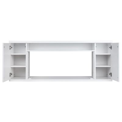 Линейный электрокамин Bergen WT с очагом Beverly 1000