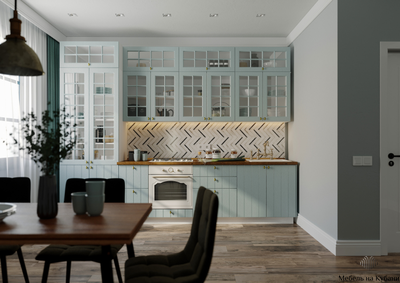 Прованс модульная кухня Голубой