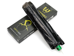 Барьерная защита AVA PEN MACHINE COVERS DEGRADABLE BLACK, 100 шт