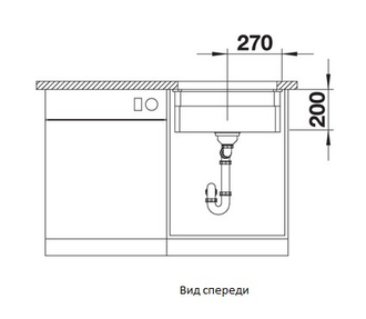 Мойка Blanco ETAGON 500-U  PuraPlus, 525150