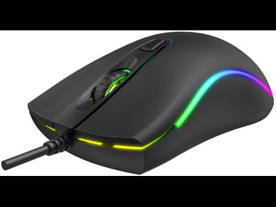 Мышка проводная с RGB подсветкой HAVIT HV-MS72 USB чёрная