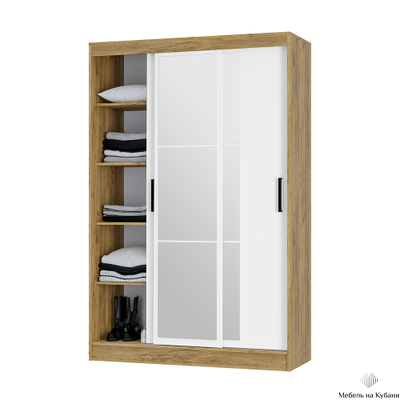 Тайм ШКК-03 шкаф-купе Крафт/Белый