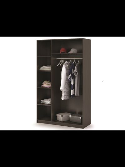 Бася (Басса) ШК 557 шкаф 3 ств Крафт белый/Крафт серый