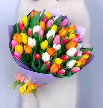 Букет тюльпанов микс (конструктор)