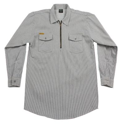 Рубашка Prison Blues® HICKORY WORK SHIRT [Молния/Длинный рукав]
