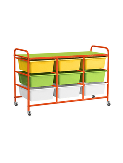 СТЕЛЛАЖНАЯ ВЫДВИЖНАЯ СИСТЕМА ХРАНЕНИЯ 3 - 9 КОНТЕЙНЕРОВ