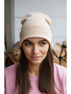 ШАПКА ПРИЯТНО "БЕЖЕВАЯ"