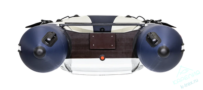 Лодка ПВХ Мастер Лодок Таймень NX3200НДНД "Комби" Св.Серый / Синий