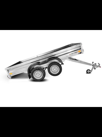 Прицеп «Спутник» (3200x1440x330) двухосный, оцинкованная рама, с силовым подрамником