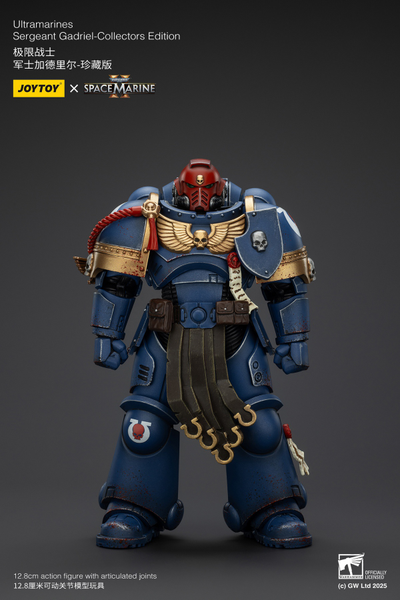 Гадриэль, сержант Ультрамаринов (Warhammer 40k, Spacemarine II) - КОЛЛЕКЦИОННАЯ ФИГУРКА 1/18 Ultramarines Collectors Edition - Sergeant Gadriel (JT01376) - JOYTOY
