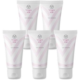 Virgin Star intimate lubricant gel for women (5 pieces)