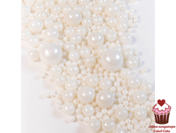 Посыпка микс "Белое ассорти", 50 гр