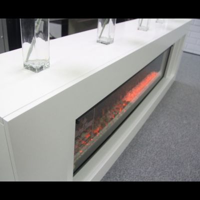 Линейный электрокамин Line WT с очагом Vision 60 LED