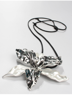 Подвеска "Лилия" серебро