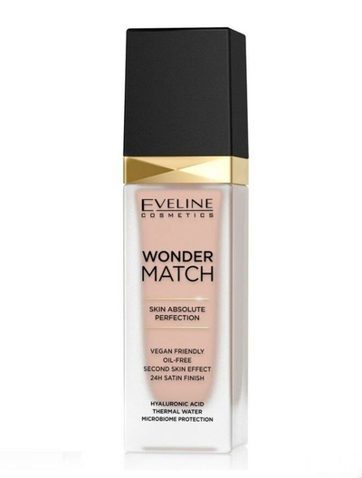 EVELINE Адаптирующая тональная основа Wonder Match, 25 Light Beige