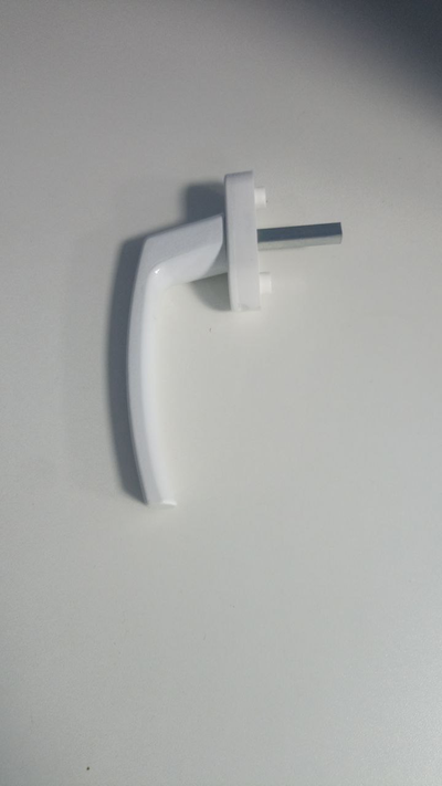 003-Ручка Оконная Стандартная  Белая Артикул: 00000347