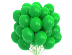 Облако зеленых шаров