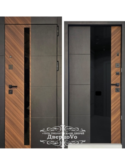 STEEL ART (МЕЛИТОПОЛЬ). ТРОЯ 275/ 110 мм/ СТАЛЬ 1,5 мм/ ТРЕХКОНТУРНАЯ. ОРЕХ НАТУРАЛЬНЫЙ-ЧЕРНЫЙ КВАРЦ-ЧЕРНОЕ СТЕКЛО/ ОРЕХ НАТУРАЛЬНЫЙ-ЧЕРНЫЙ КВАРЦ-ЧЕРНОЕ СТЕКЛО (ЗЕРКАЛО)