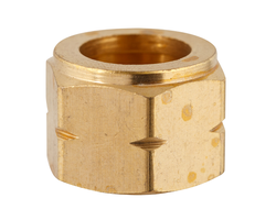 Гайка 19 М16х1,5 LH левая, латунь