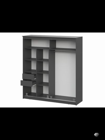 Шкаф-купе № 25 Блэк 200 см