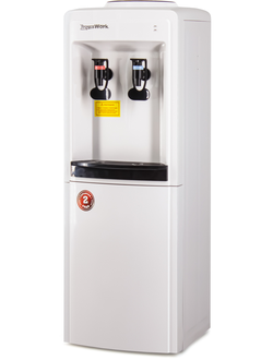 Кулер для воды Aqua Work 0.8-LKR бело-черный с нагревом без охлаждения