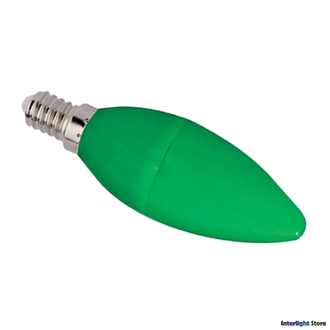 Ecola LED Color B37 6w Green E14