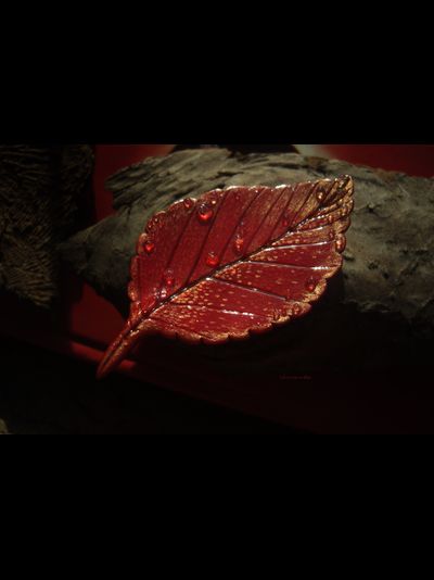 Фэнтези брошь "Гиперион. Объятый Жаром Лист"