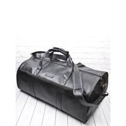 Кожаный портплед / дорожная сумка Milano black 
(арт. 4035-91)