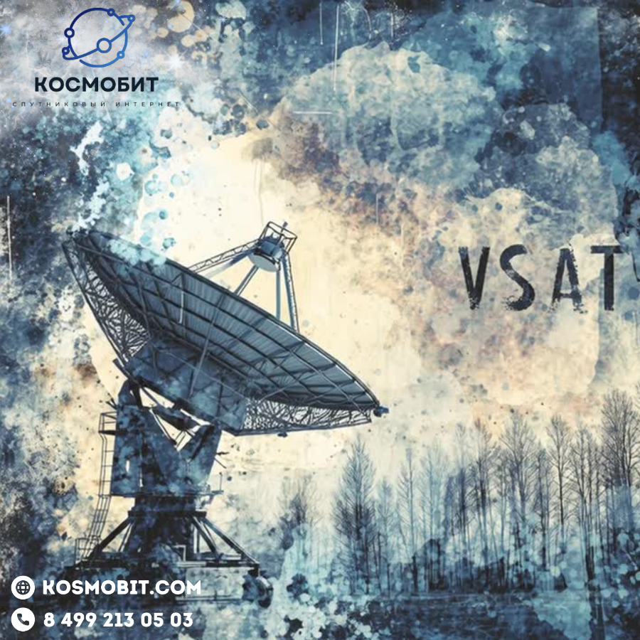 спутниковый интернет (VSAT) - полная автономность