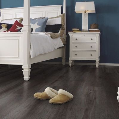 Виниловый пол Wineo 800 Wood XL Sicily Dark Oak DB00069 клеевой