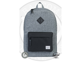 Herschel Heritage Raven Crosshatch Black