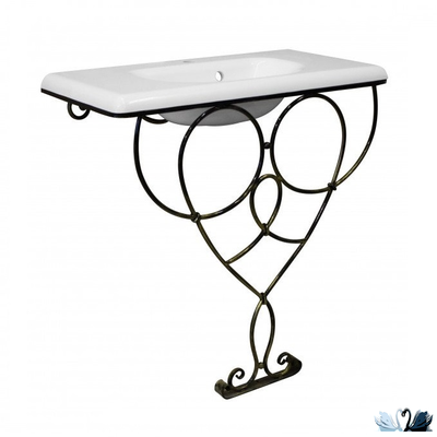 Раковина Эстет Olivia 90 х 45 см Каменная на столешницу в ванную