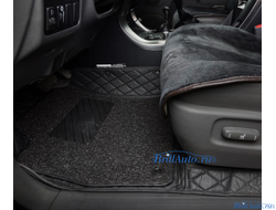 3D коврики в салон Toyota Land Cruiser Prado из экокожи