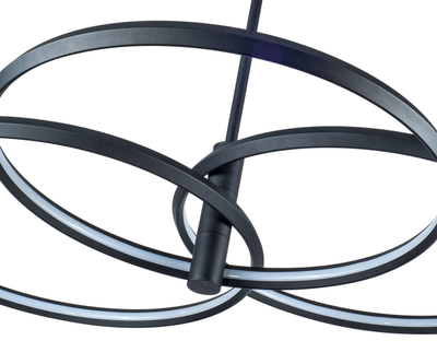 08203 19 P Люстра Тор-Трио черный Led 54w (4000k)