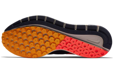 Мужские беговые Кроссовки Nike Air Zoom Structure 22 Blackened Blue Orange Peel AA1636-400