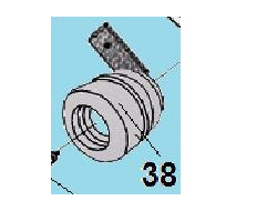 38 YD38008-27211 Амортизатор верхний левый