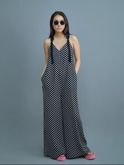 Комбинезон Cococabana Черно-белый